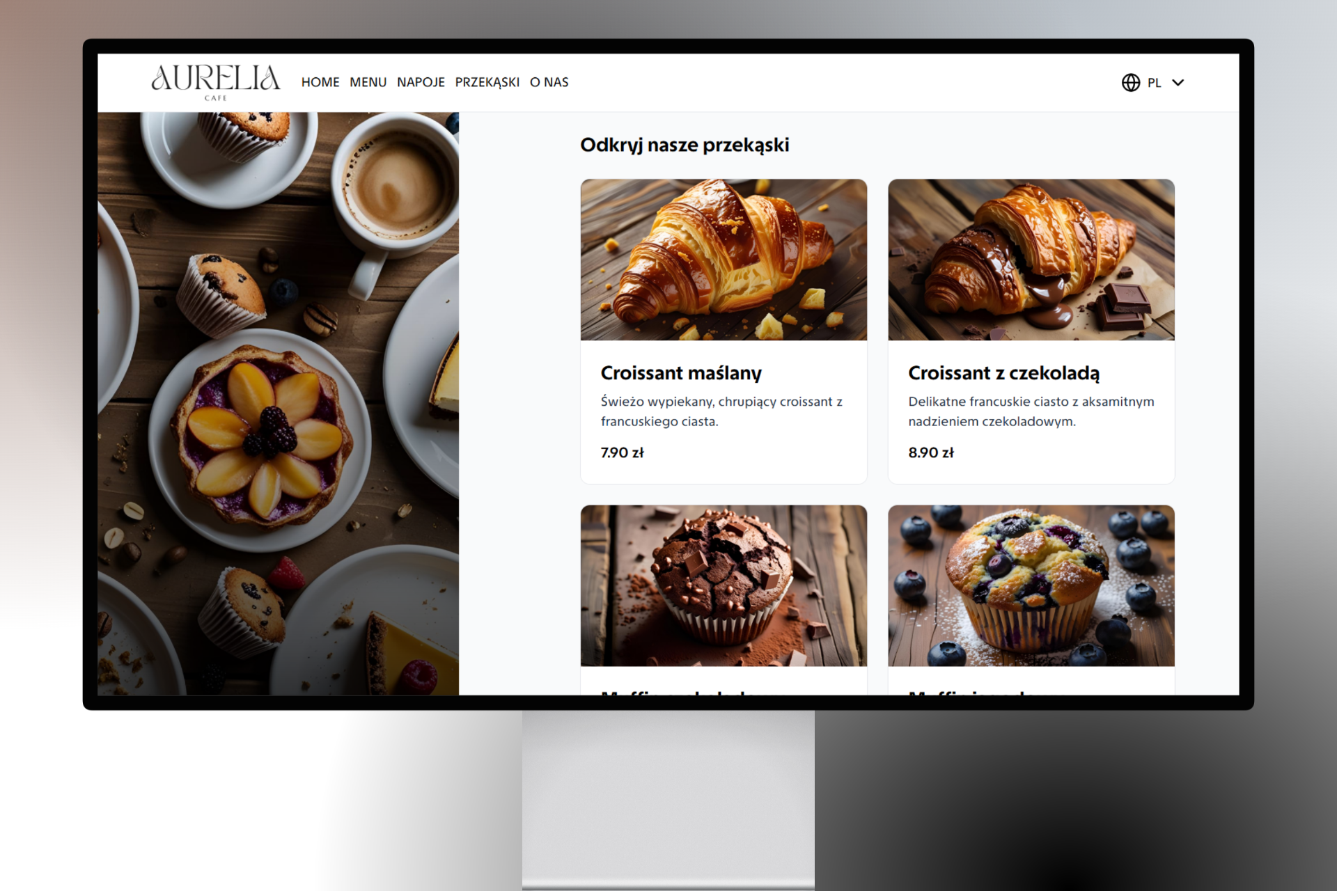 Boutique Cafe Website